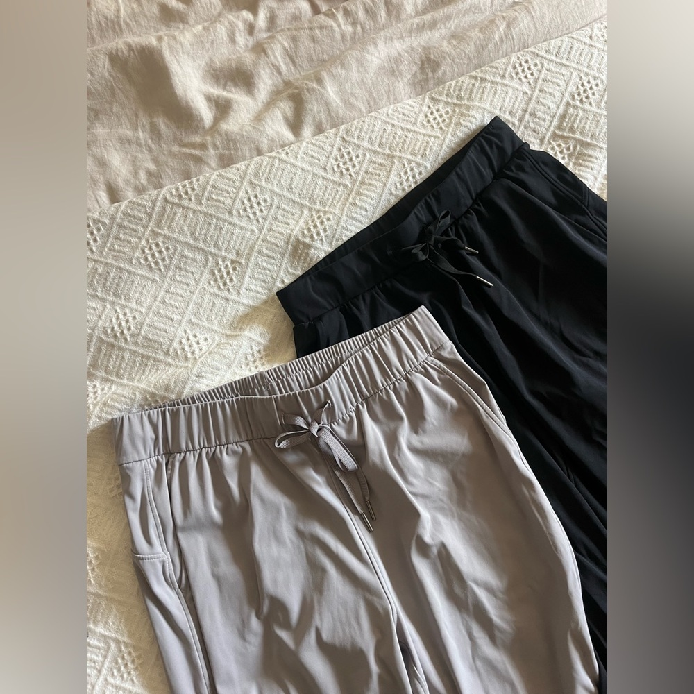 Black and Grey Fitted Joggers - Both Size S